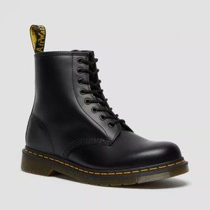 Dr. Martens 1460 Black Smooth Leather Lace-Up Boots